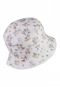 Шапка Sterntaler Детская Двусторонняя с рисунком Животные - Детская Шапка Рыбака с Завязками synthetic.ua - Фото 1