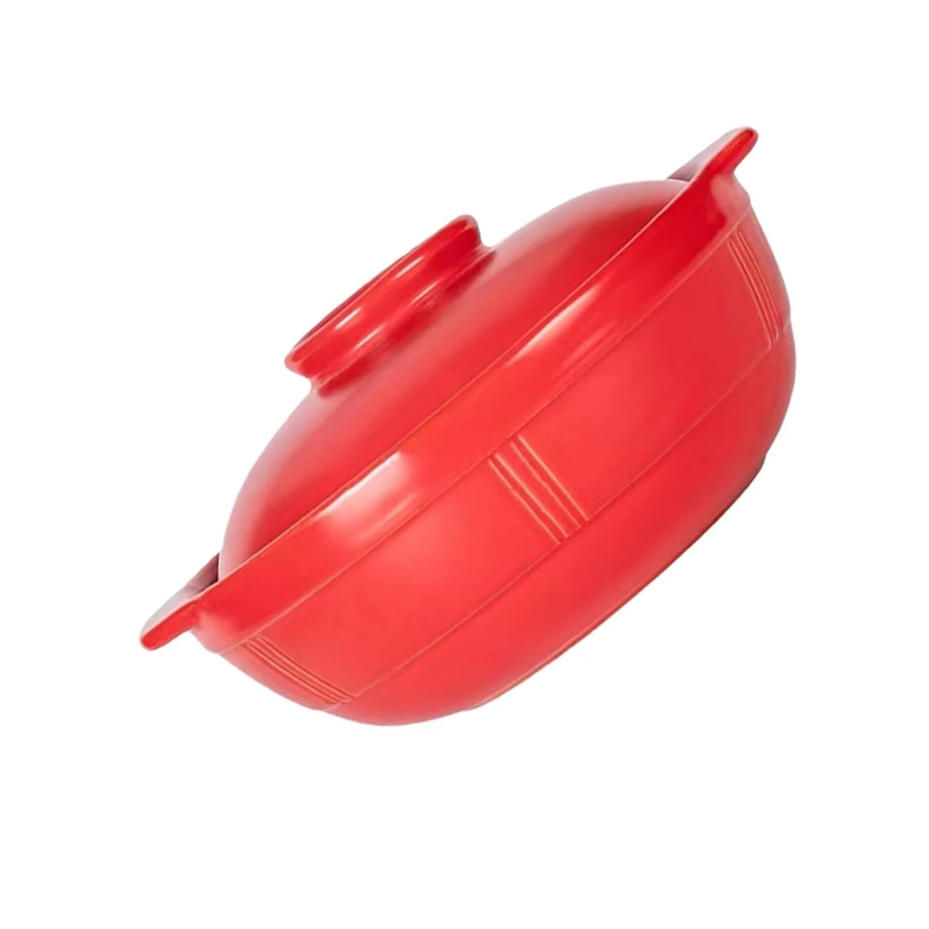 Кастрюля TIDTALEO термостойкая для фрикасе красная, фото №1