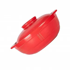 Кастрюля TIDTALEO термостойкая для фрикасе красная - Фото 1