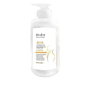 Лосьон для тела AHA White с альфа-гидроксикислотами, витаминами C и E, интенсивная формула для осветления, для гладкой и увлажненной кожи, 500 мл (Белый, 500 мл) - Фото 1