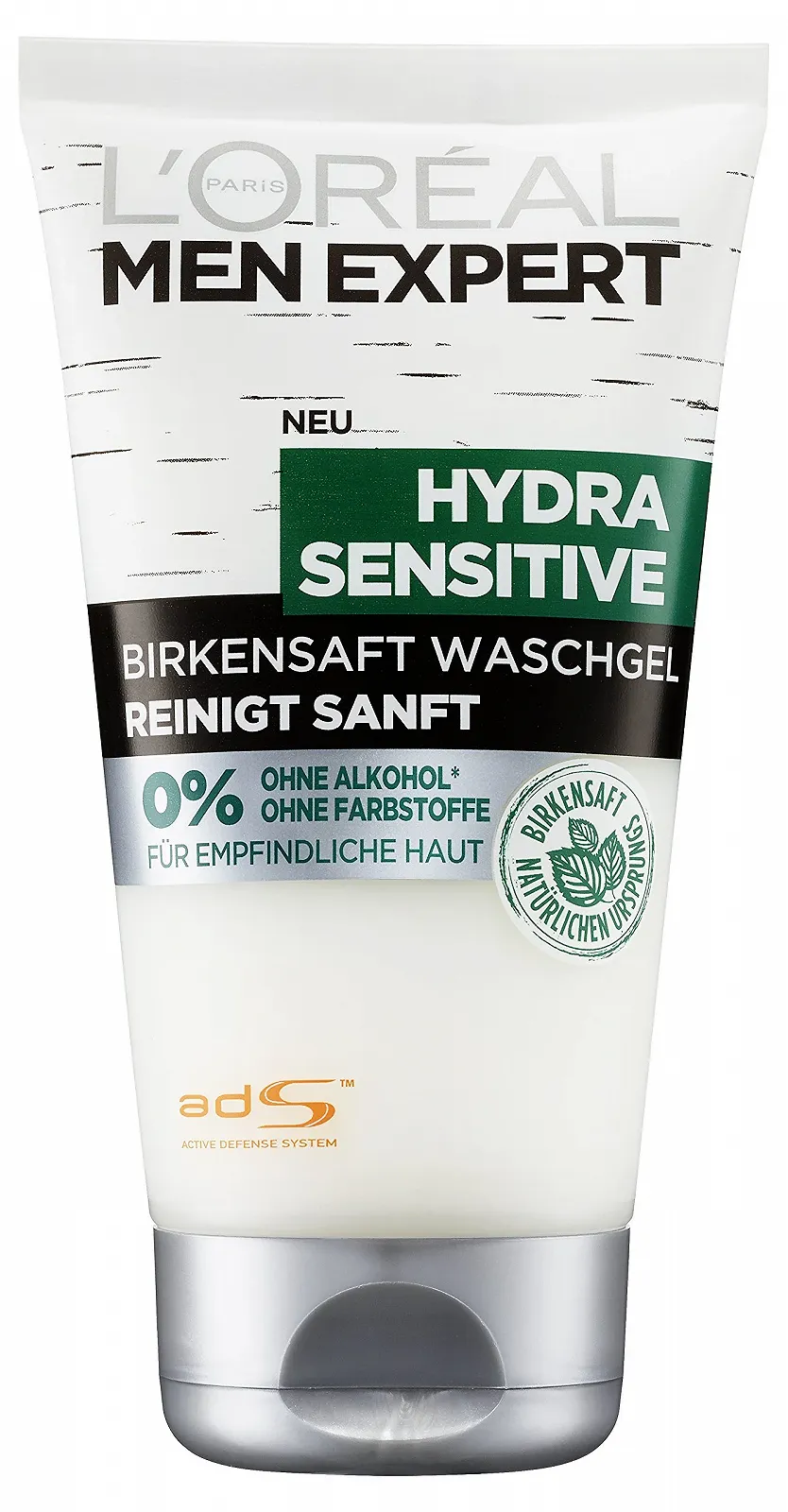 Гель для умывания L'Oreal Men Expert Hydra Sensitive Березовый сок, 2 упаковки (2 x 150 мл), фото №1