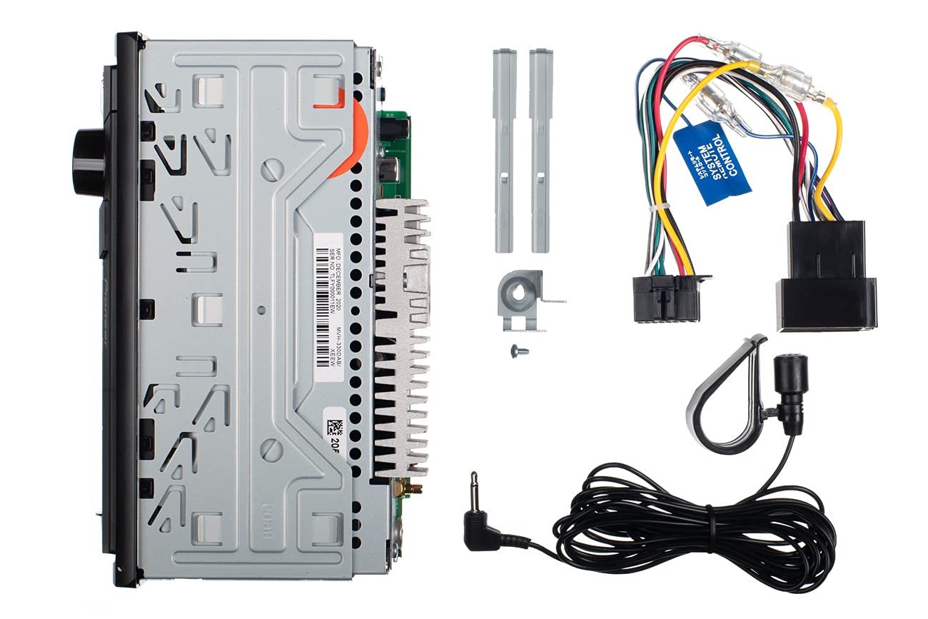 Автомагнитола Pioneer MVH-330DAB-AN 1DIN с RDS и DAB+, USB, AUX, Bluetooth, малая глубина установки, фото №6