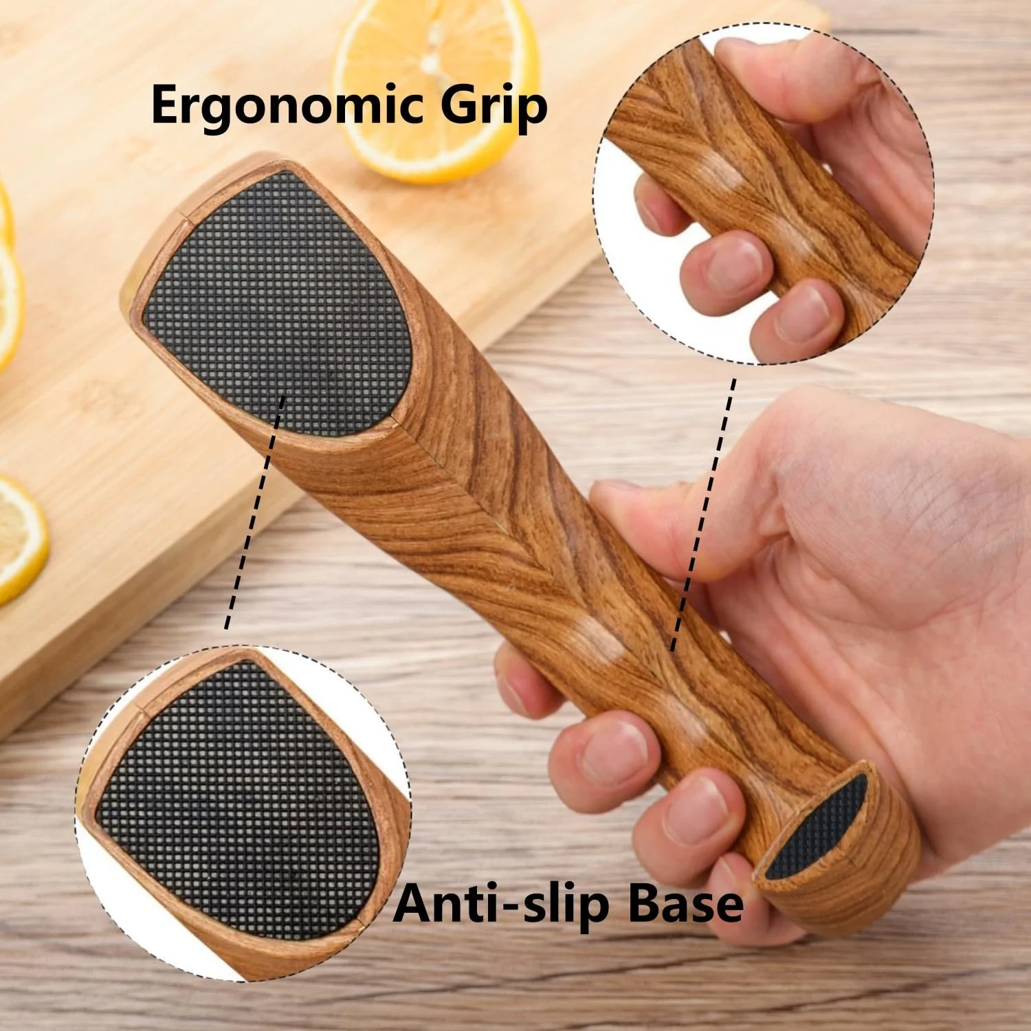 Точило для ножів 3-ступенева професійна Wood Grain, фото №4