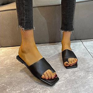 Шлепанцы Корректор большого пальца стопы Черный, Размер: 43 EU synthetic.ua - Фото 1