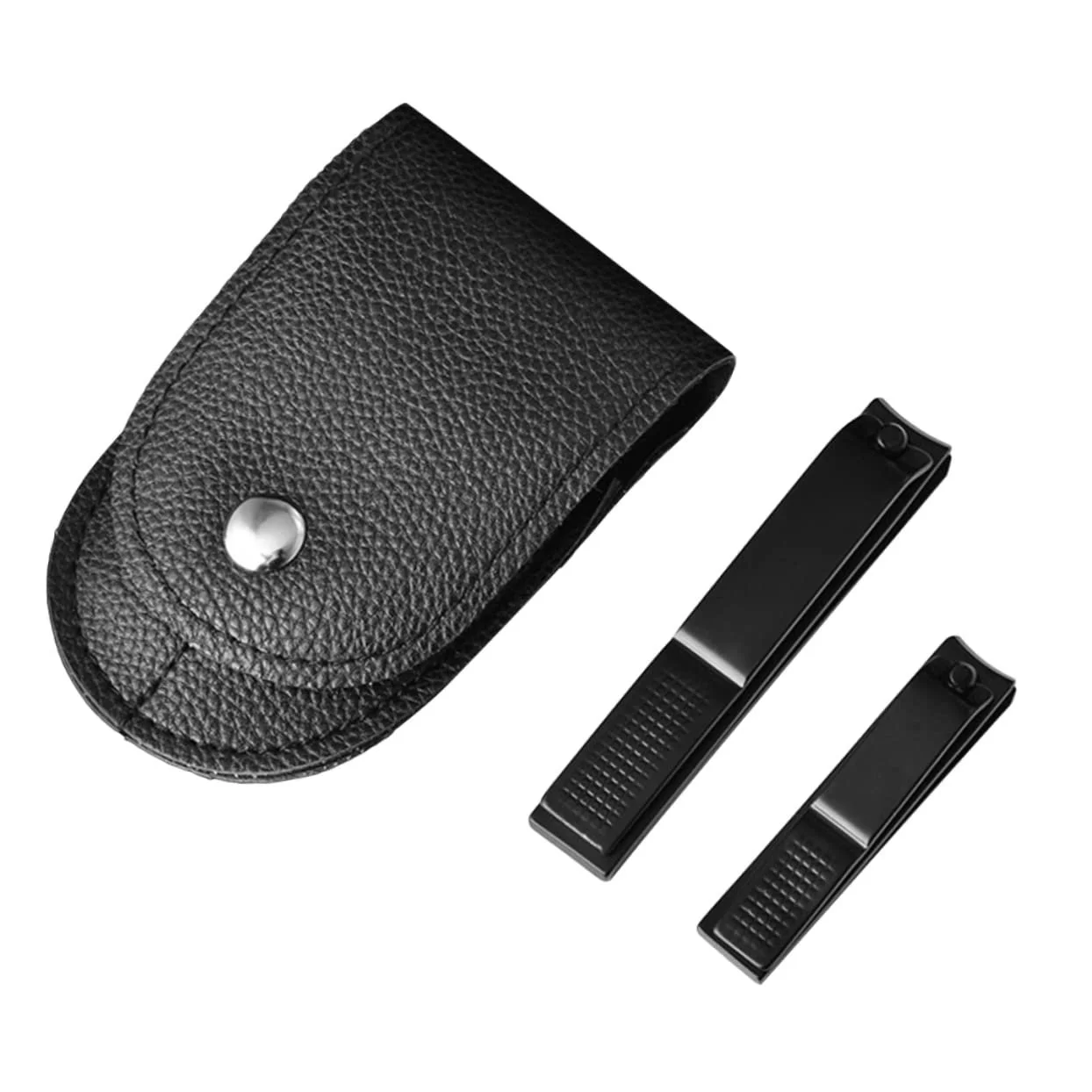 Набор кусачек для ногтей 2 шт для ногтей на руках и ногах с эргономичным дизайном и кожаным чехлом, фото №1 Набор кусачек для ногтей 2 шт для ногтей на руках и ногах с эргономичным дизайном и кожаным чехлом, фото №1