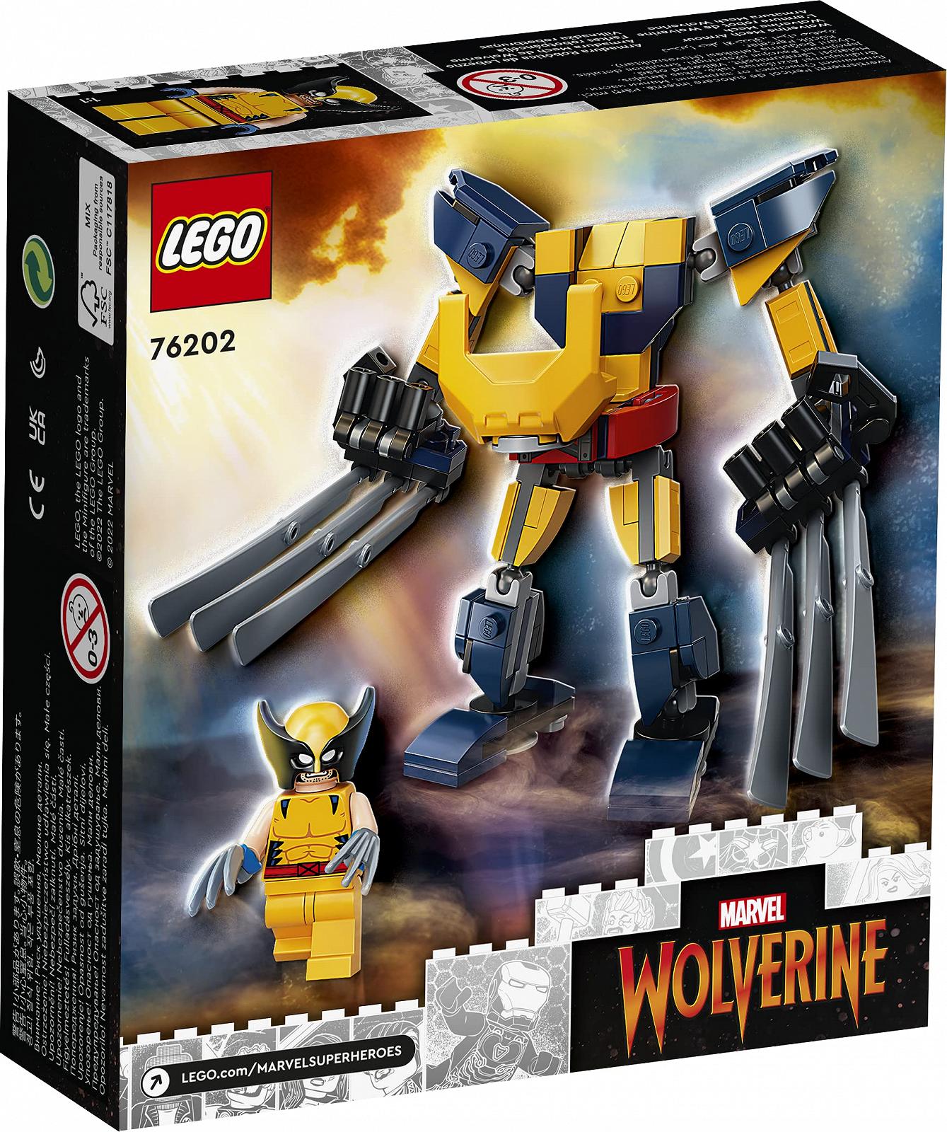 Конструктор Lego Marvel Super Heroes 76202 Wolverine Armor Робот, фото №6