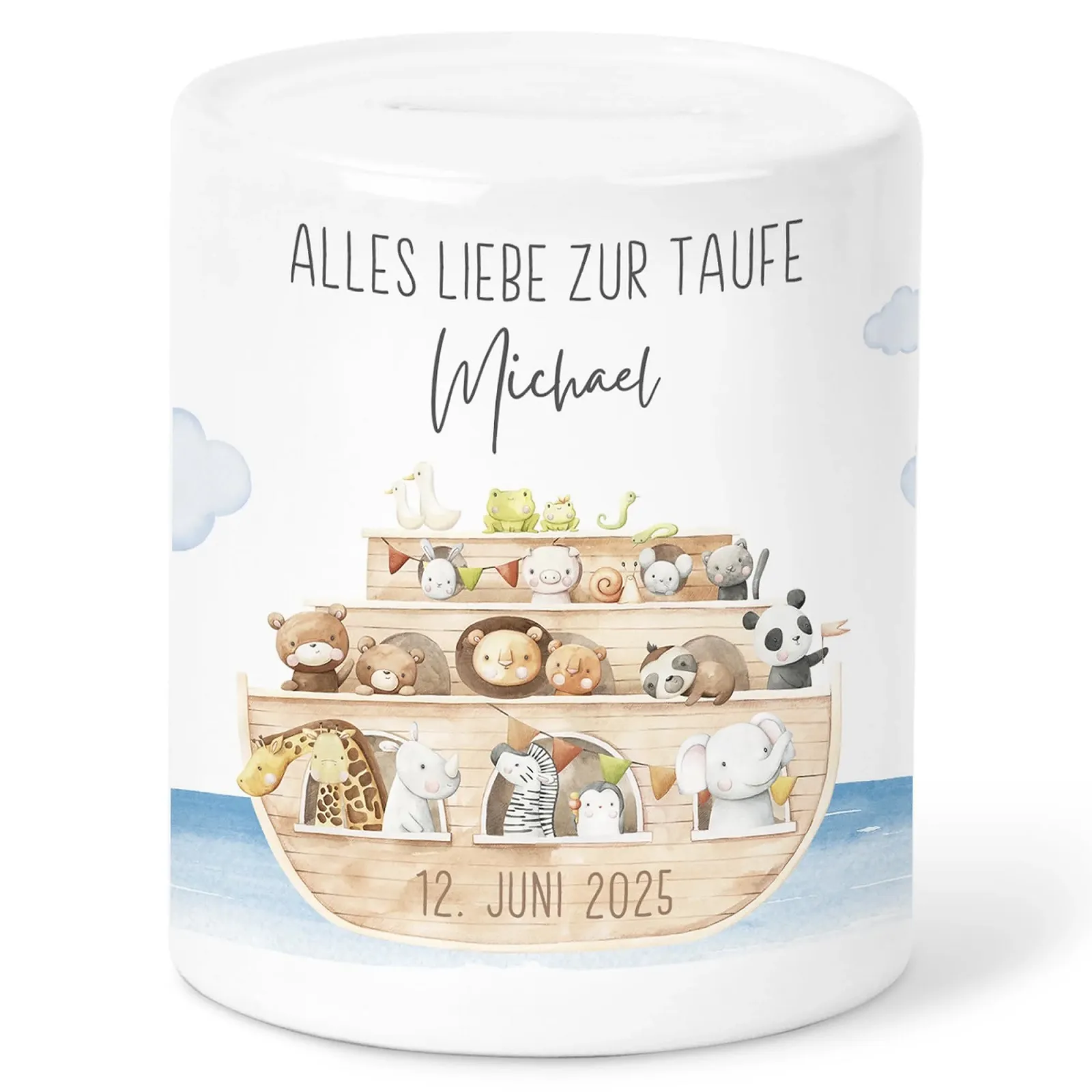 Скарбничка Noah's Ark Керамічна, персоналізована, фото №1