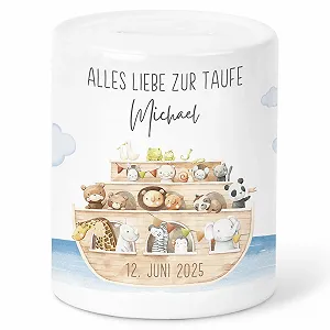 Скарбничка Noah's Ark Керамічна, персоналізована - Фото 1