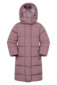 Куртка Mountain Warehouse Florence Longline Детская - Легкая Зимняя Куртка, Утепленное Пальто, Мягкая Теплая Зимняя Одежда с Капюшоном для Путешествий и Активного Отдыха - Фото 1