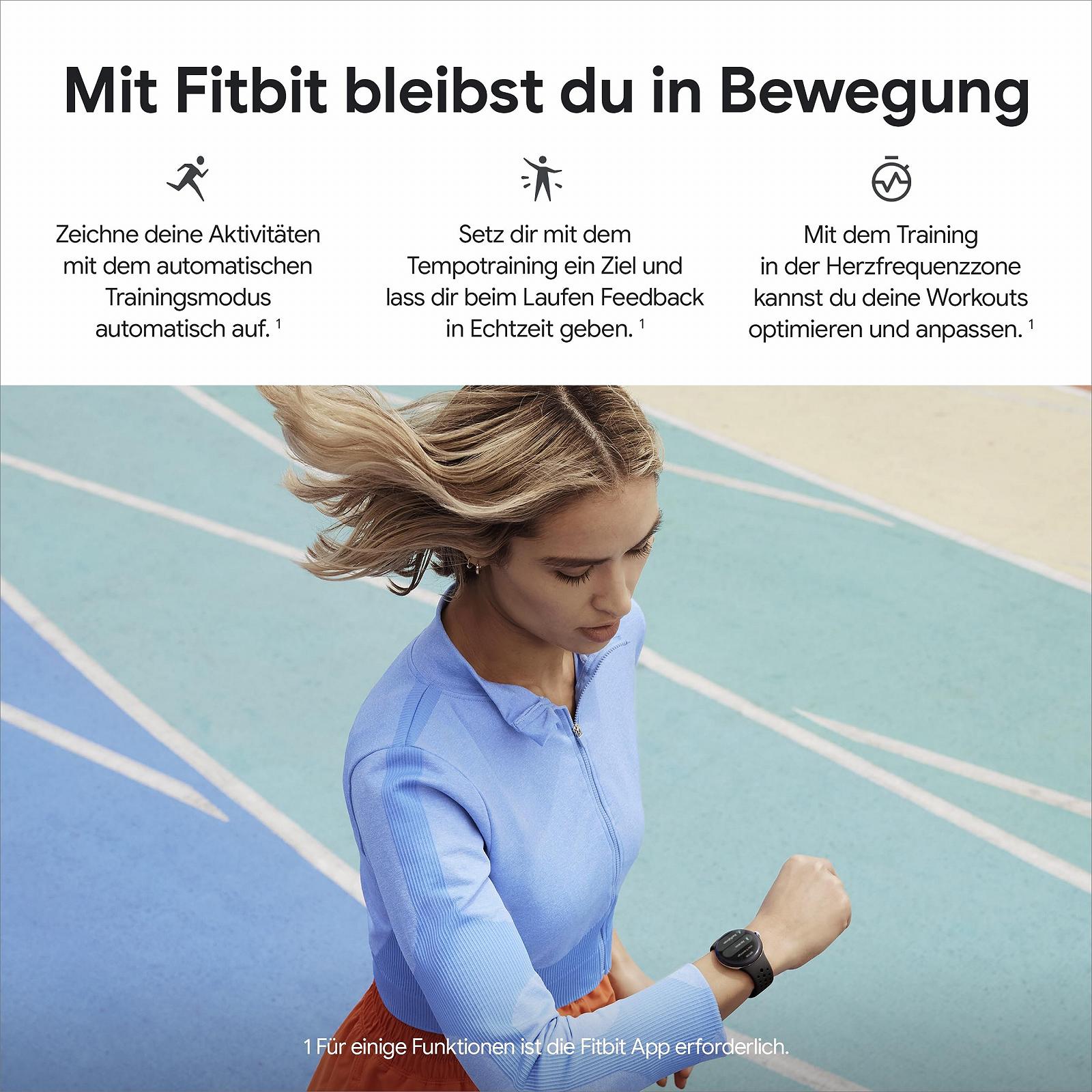 Смарт-годинник Google Pixel Watch 2 LTE, алюмінієвий корпус, матовий чорний, спортивний ремінець Obsidian, фото №8