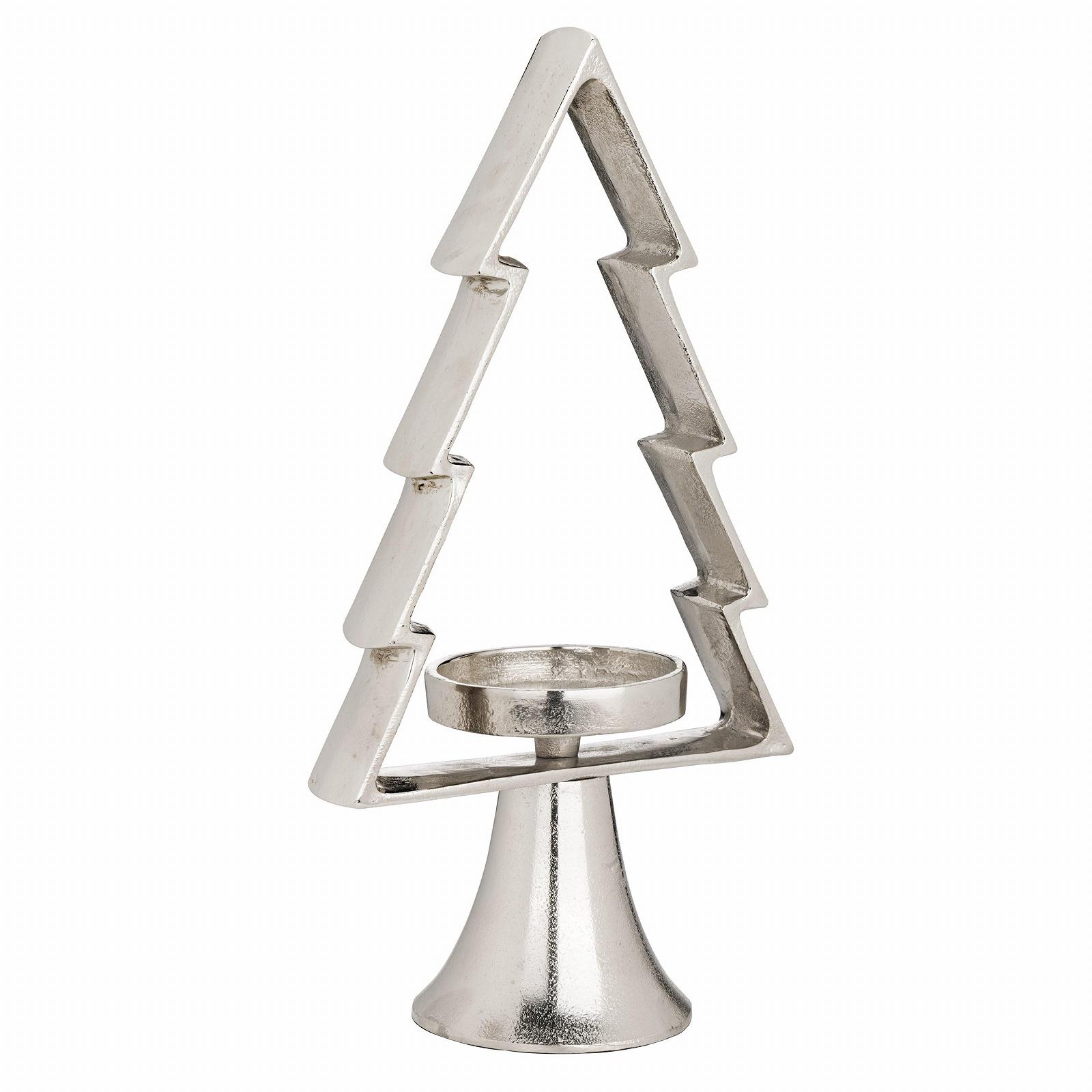 Підсвічник EGLO LIVING Mukayle 34 см срібло, фото №1 Підсвічник EGLO LIVING Mukayle 34 см срібло, фото №1