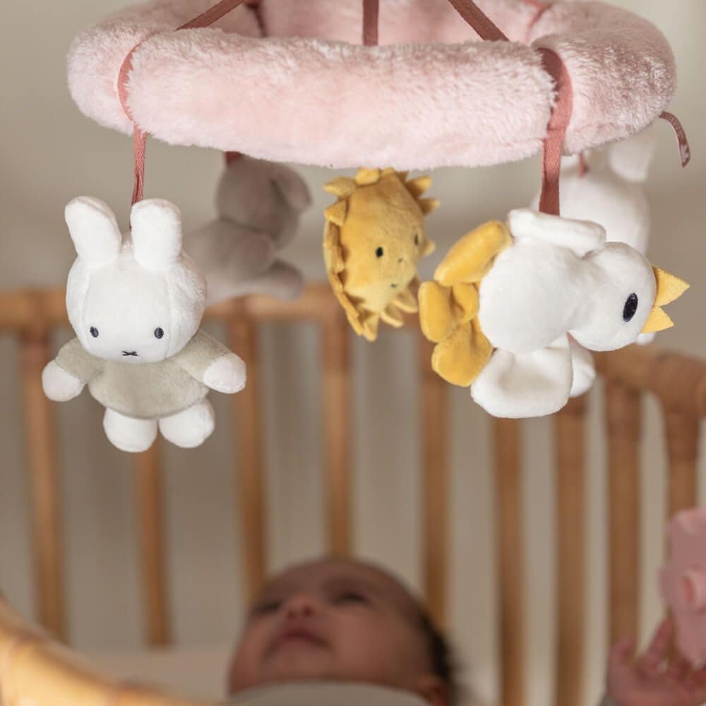 Музыкальный мобиль Tiamo NIJN931 Miffy Rabbit Fluffy Розовый, фото №6