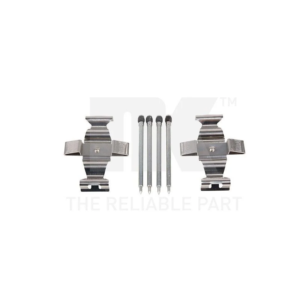 Комплект аксессуаров, тормозные колодки NK 7933643 для, передняя ось, фото №1