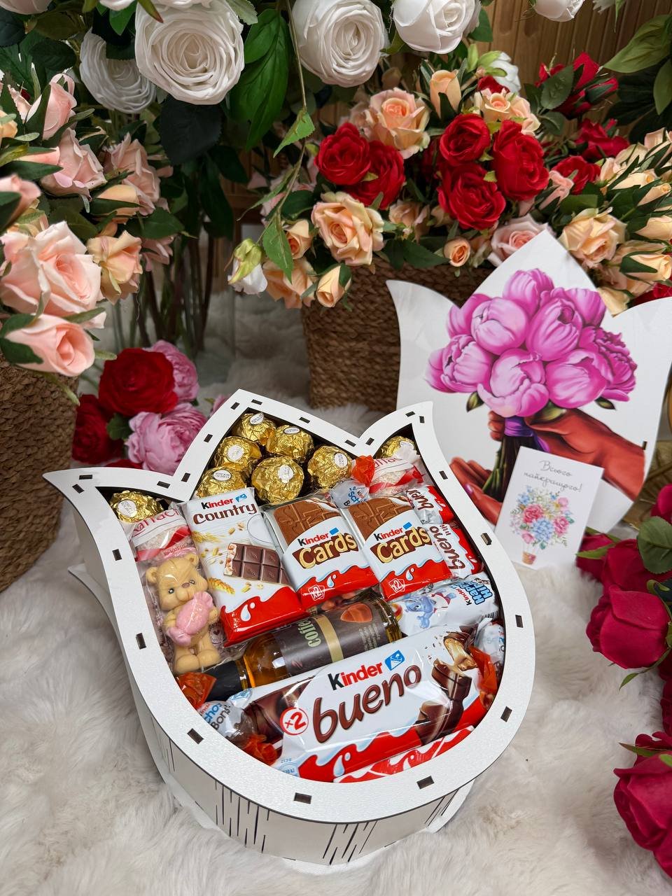 Подарочный бокс для женщины на 8 марта, фото №1 Подарочный бокс для женщины на 8 марта, фото №1