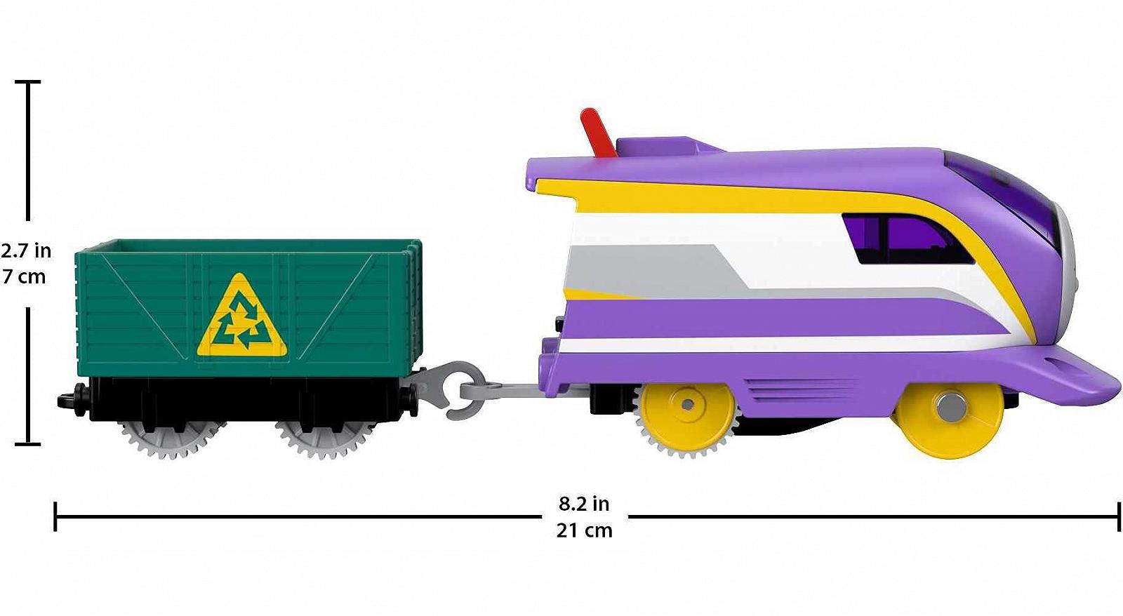 Іграшковий поїзд Fisher-Price Thomas and Friends HDY69 Motorised Kana на батарейках, фото №5 Іграшковий поїзд Fisher-Price Thomas and Friends HDY69 Motorised Kana на батарейках, фото №5