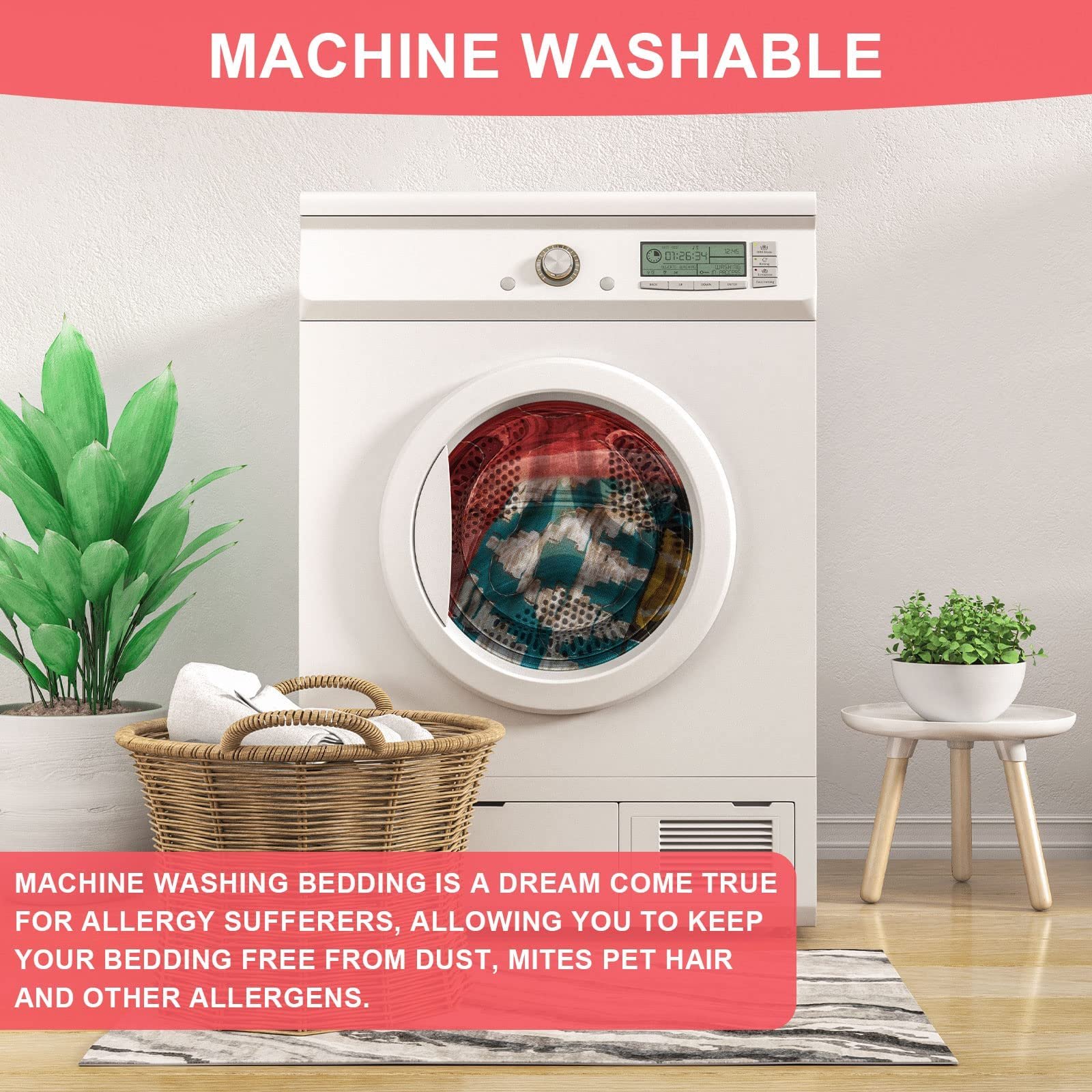 Покрывало Qucover Хлопок 140 x 200 см Красочное для односпальной кровати, дивана, фото №6 Покрывало Qucover Хлопок 140 x 200 см Красочное для односпальной кровати, дивана, фото №6