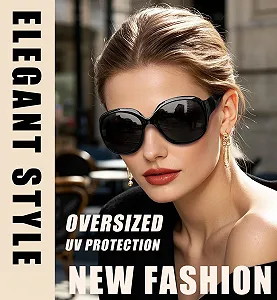 Солнцезащитные очки Joopin Большие Женские Поляризованные Модные Стильные Большие UV400 цена на synthetic.ua - Фото 1 Солнцезащитные очки Joopin Большие Женские Поляризованные Модные Стильные Большие UV400 synthetic.ua - Фото 1