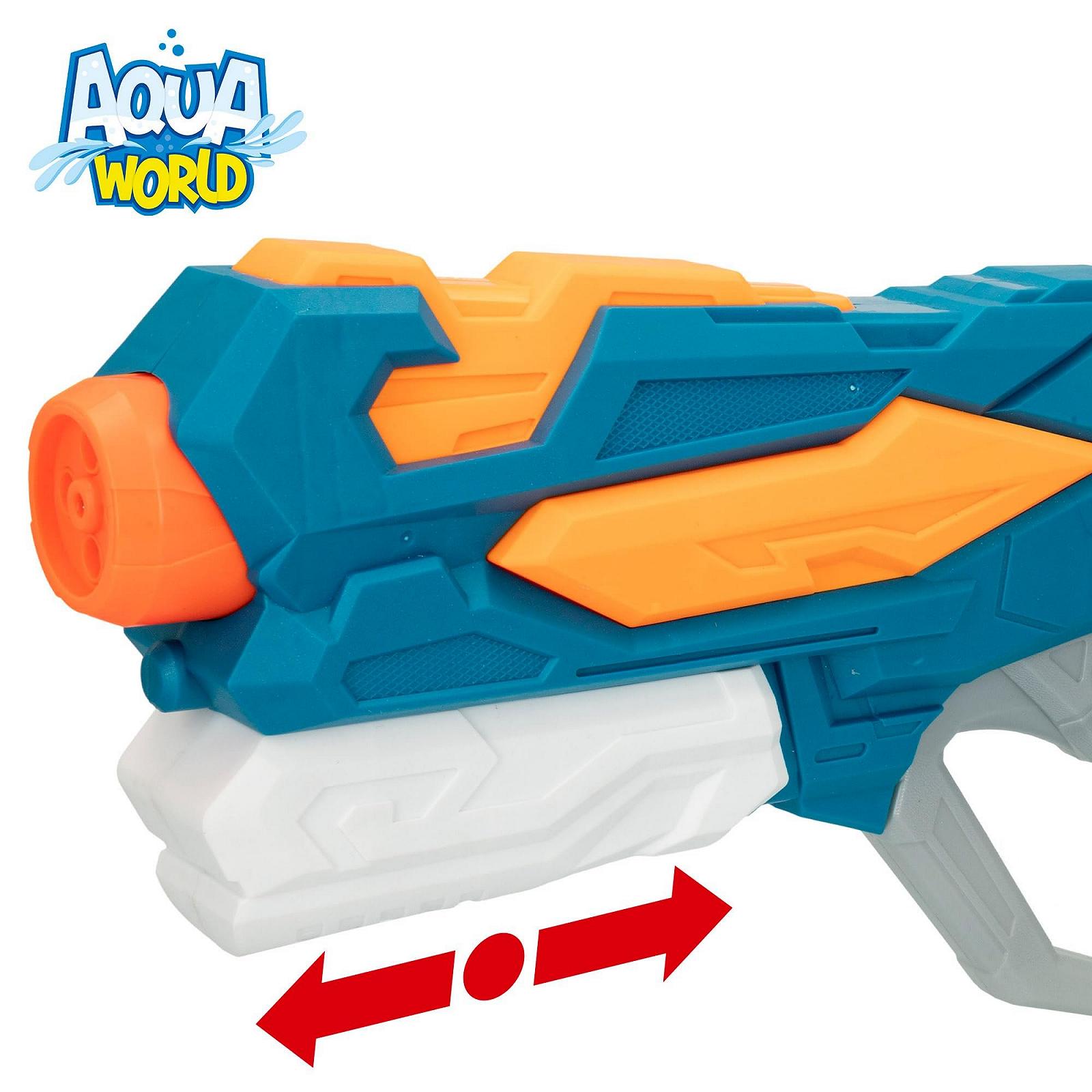 Водный пистолет COLORBABY Aqua World 4 режима стрельбы, дальность 8 метров, ручная накачка, предохранительная защелка, фото №5