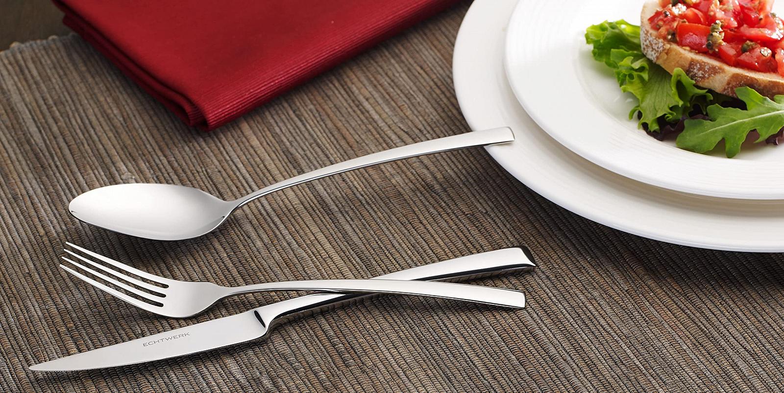 Набор столовых приборов ECHTWERK Avelino 30 предметов Серебряный, фото №10 Набор столовых приборов ECHTWERK Avelino 30 предметов Серебряный, фото №10