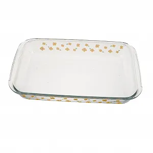 Форма для запікання LIFKOME скляна прямокутна прозора - Фото 1