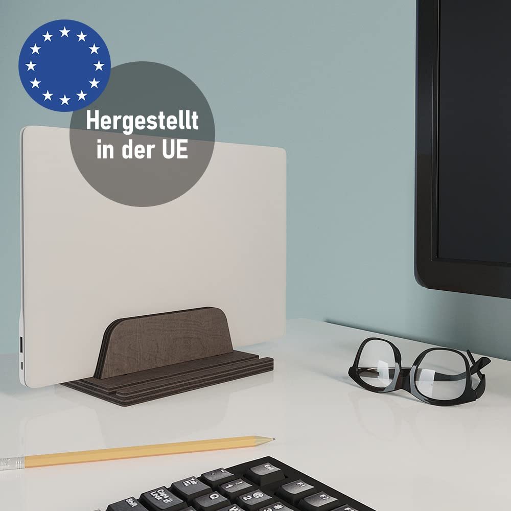 Вертикальная Подставка для Ноутбука (Сделано в ЕС) Черный, фото №3