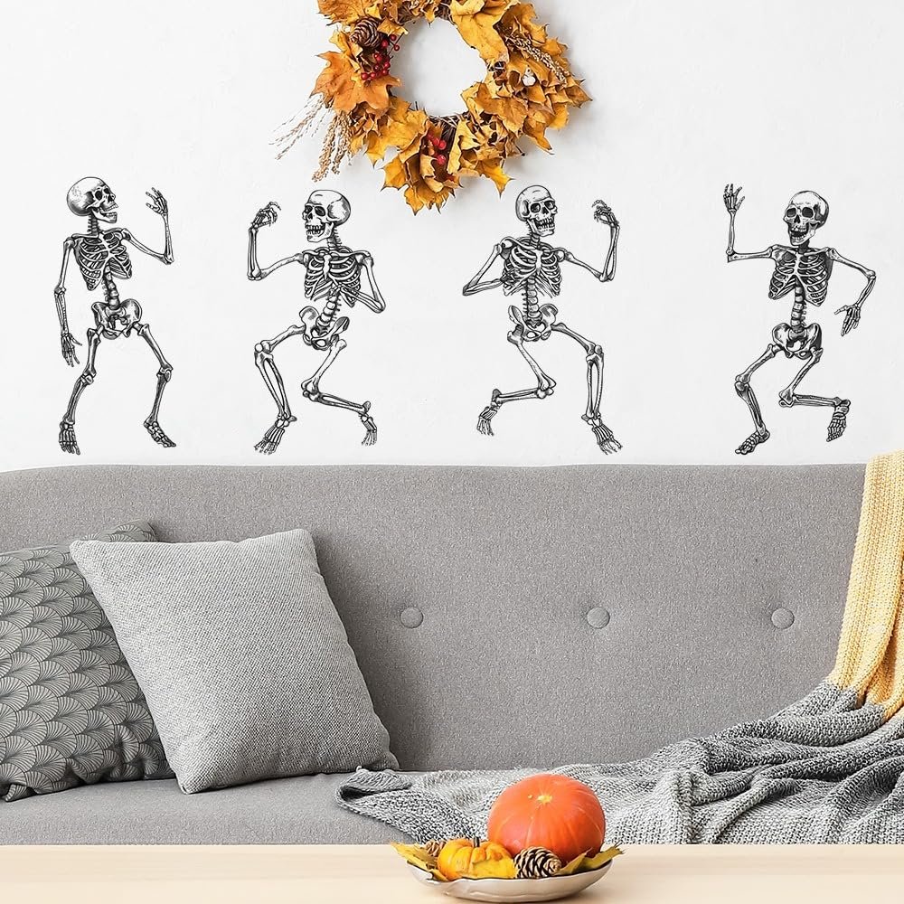 Наклейка на стіну COVPAW WSKELLET4 Skeleton Halloween, фото №3