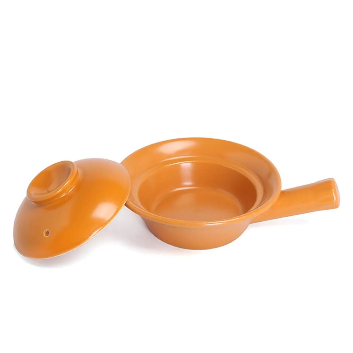 Ківш керамічний Gatuida з ручкою термостійкий для відкритого вогню, фото №5