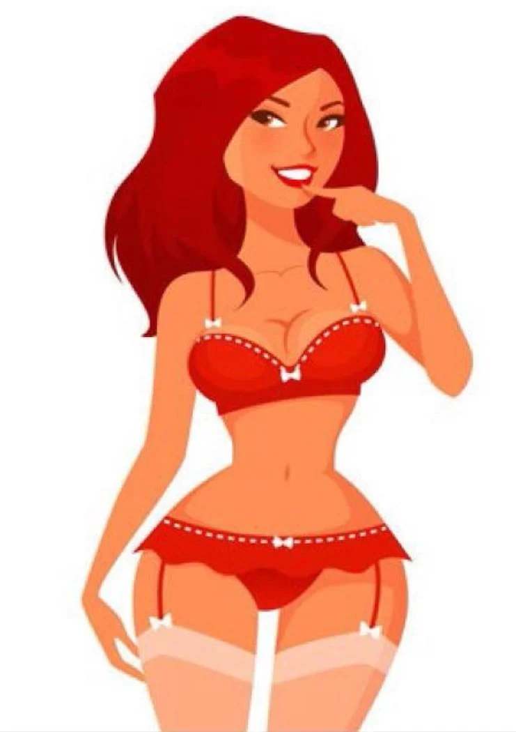 Наклейки для туалета Pin Up Girl 8 шт., фото №1 Наклейки для туалета Pin Up Girl 8 шт., фото №1