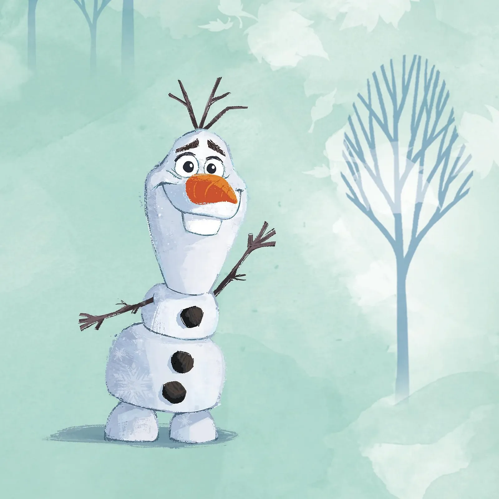 Шпалери флізелінові Komar Disney Frozen Fresh Breeze 1 рулон 10.05 x 0.53 м Anna Elsa Princess, фото №5