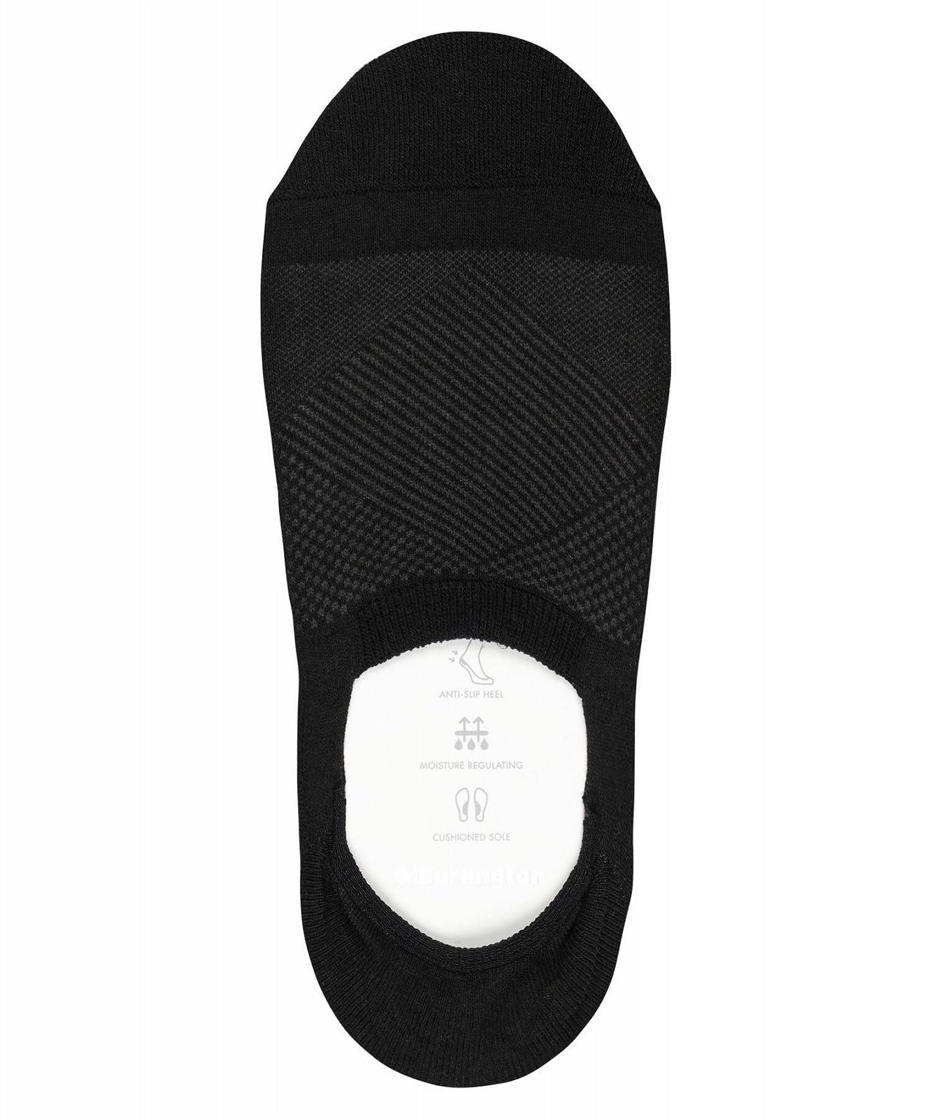 Подследники Burlington Athleisure, дышащие, быстросохнущие, функциональный материал, Invisible High Cut, легкая подкладка, климатическая активная подошва, охлаждающие, плоский шов, спортивные, однотонные, 1 пара, фото №5