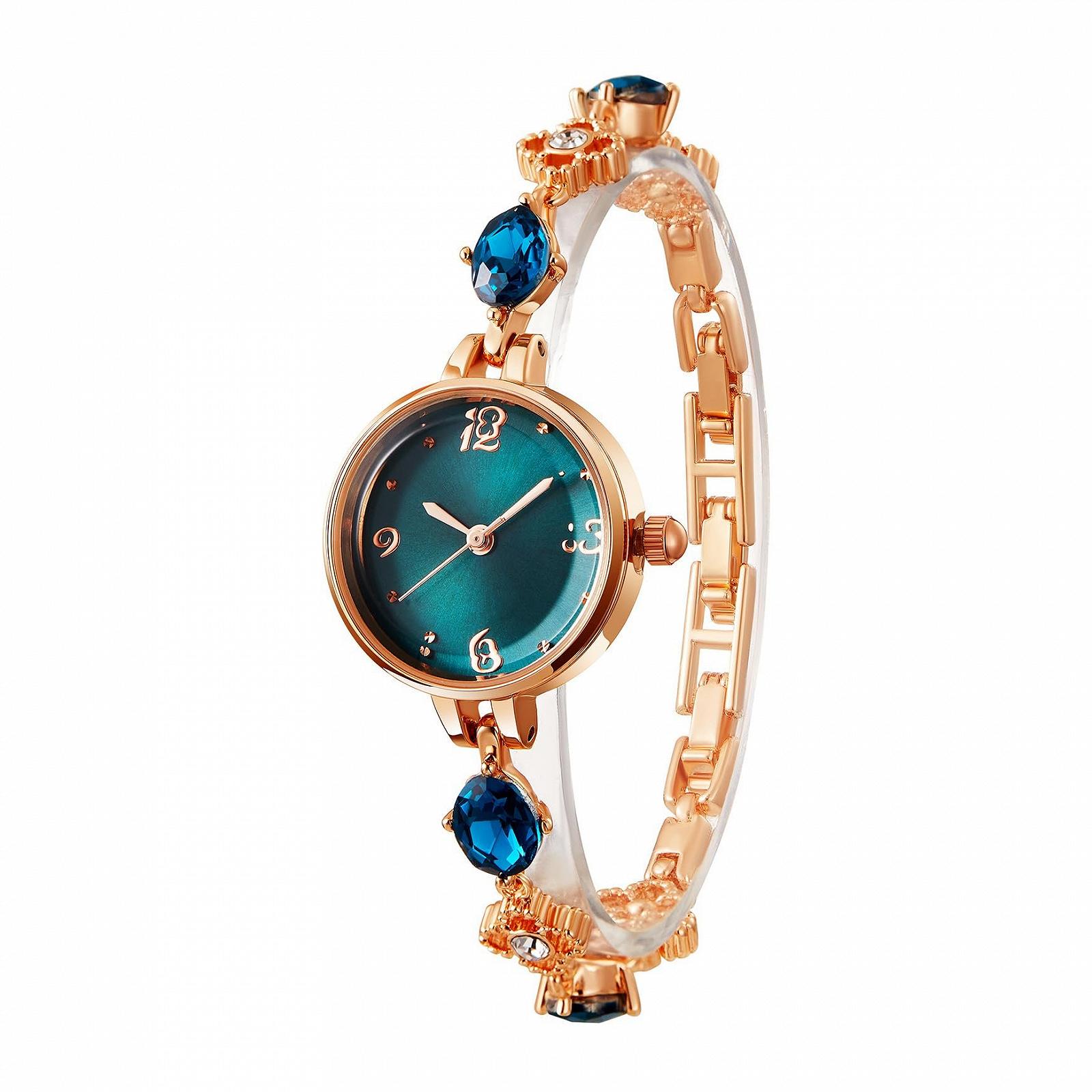 Жіночий аналоговий годинник TIME100 Elegant Luxury Маленький і витончений Позолочений нержавіюча сталь, фото №1