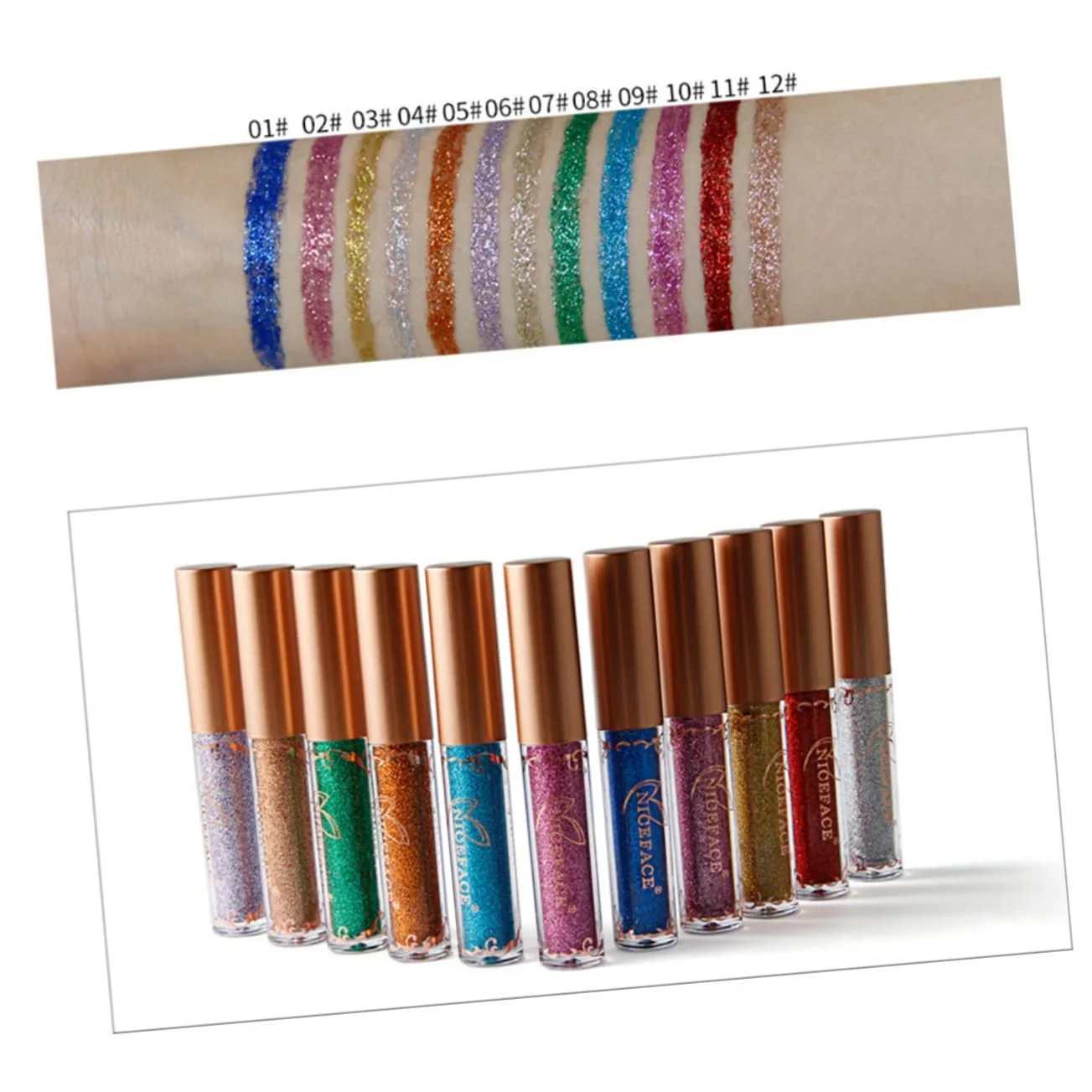 Підводка для очей NOLITOY, водостійка, рідка, фото №6