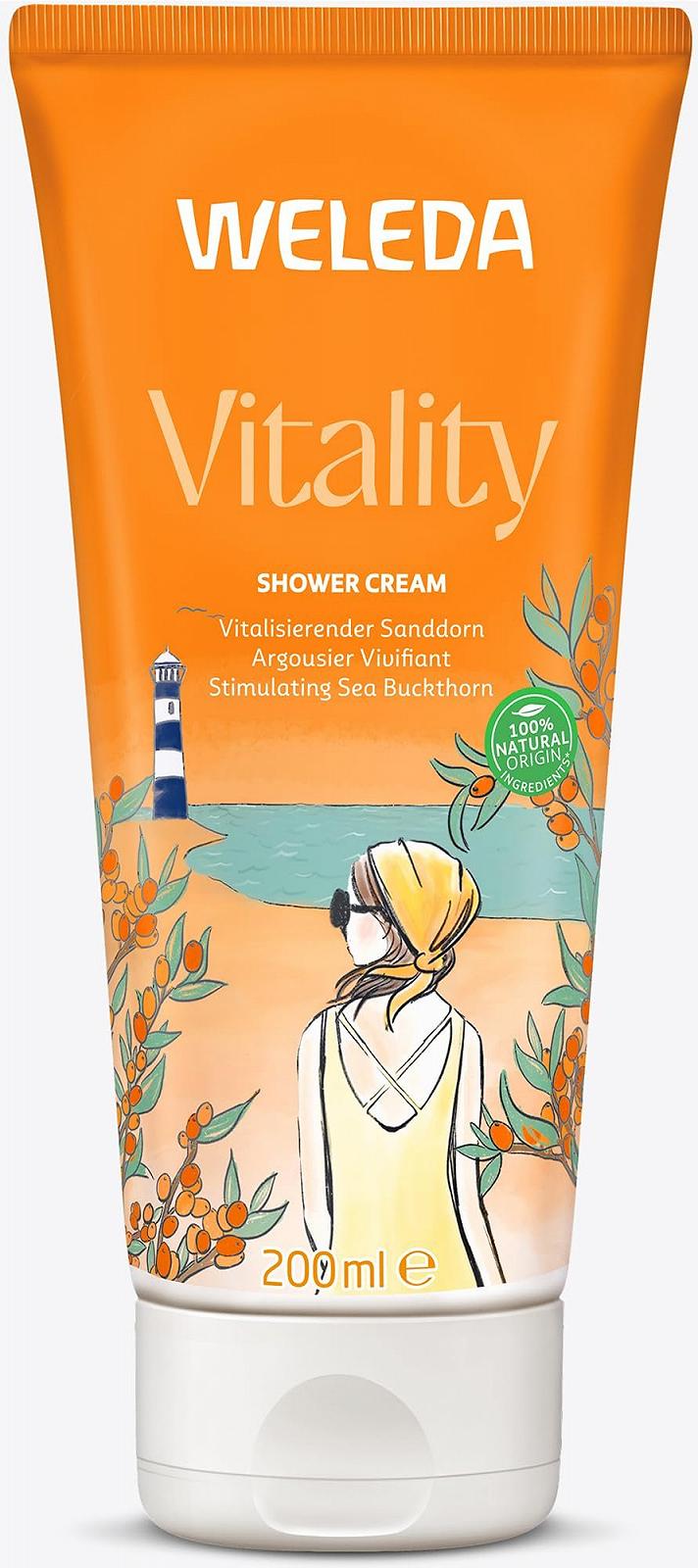 Гель для душу Weleda Organic Sea Buckthorn Vitalisation 200 мл, фото №1