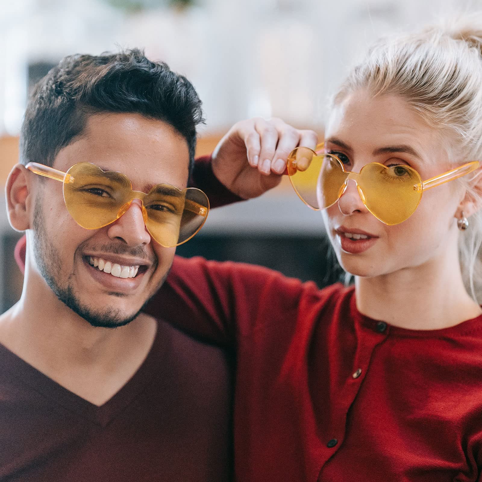 Солнцезащитные очки в форме сердца KINBOM, 12 цветов, фото №5 Солнцезащитные очки в форме сердца KINBOM, 12 цветов, фото №5