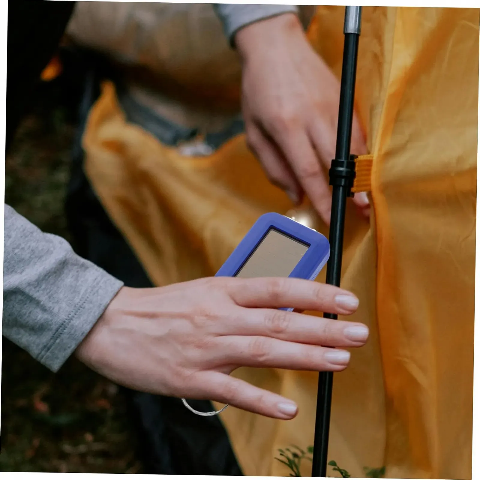 Брелок-фонарик на солнечной батарее BESPORTBLE для кемпинга, аварийное освещение, фото №5