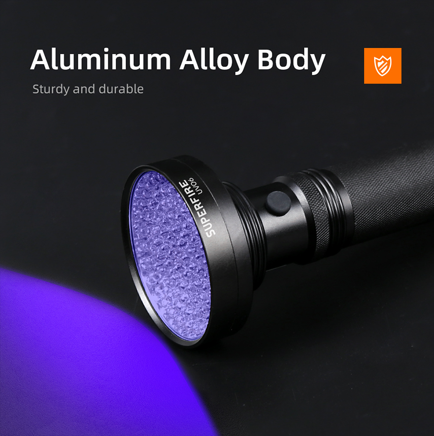 Фонарь ультрафиолетовый водонепроницаемый UV06 SuperFire, фото №5