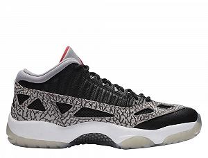 Кросівки Jordan 11 Retro Low Ie Black Cement 42 synthetic.ua - Фото 1