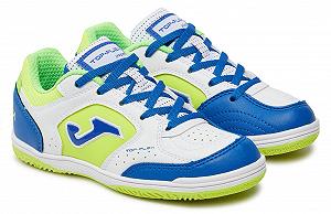 Футзалки дитячі Joma TOP FLEX білий, синій 8 38 synthetic.ua - Фото 1