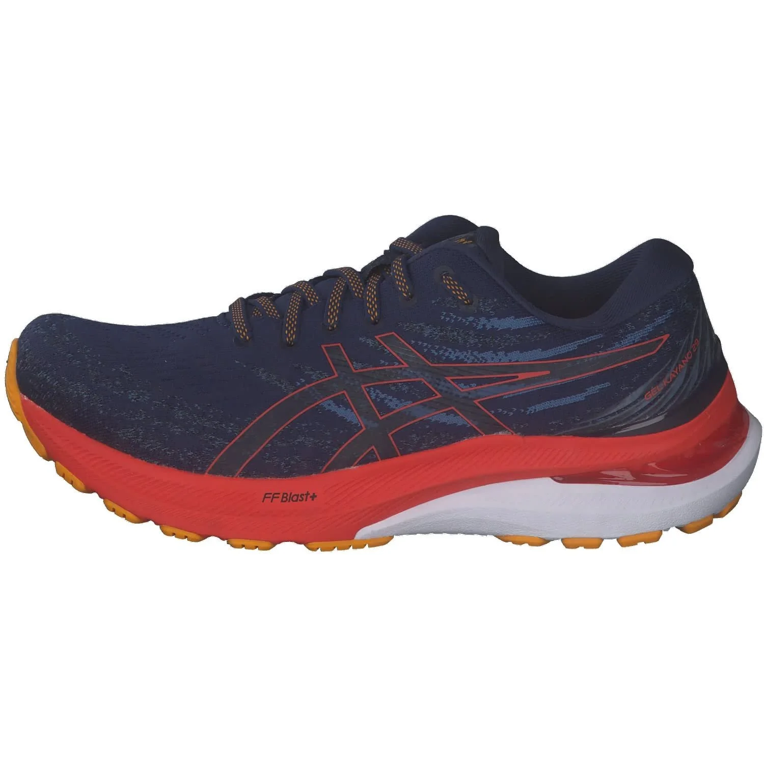 Чоловічі кросівки для бігу по шосе ASICS Kayano 28 Синій Чорний EU, фото №2