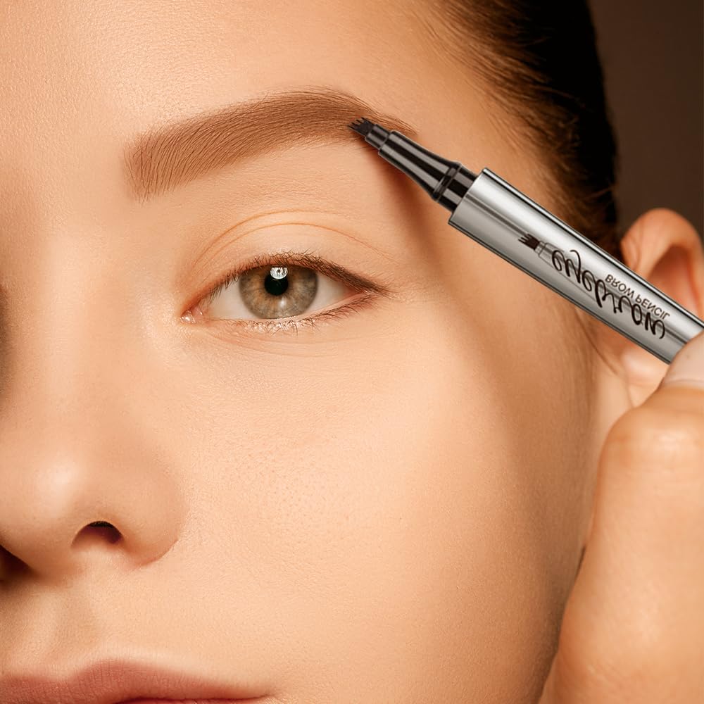 Олівець для брів 4 вила 3D Водостійкий Червонувато-коричневий, фото №7 Олівець для брів 4 вила 3D Водостійкий Червонувато-коричневий, фото №7