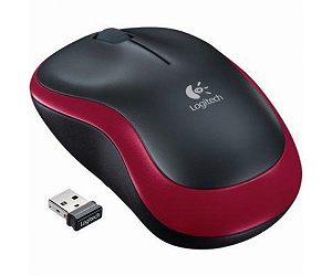 Мішка Logitech M185 бездротова Red new synthetic.ua - Фото 1