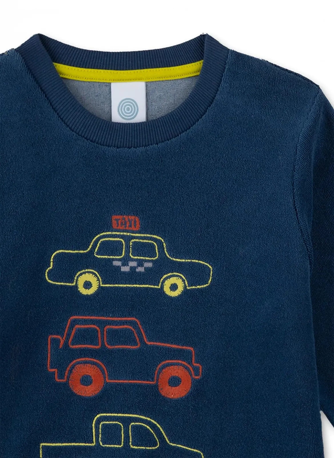 Піжама Sanetta Мальчики Синій махровий, фото №3