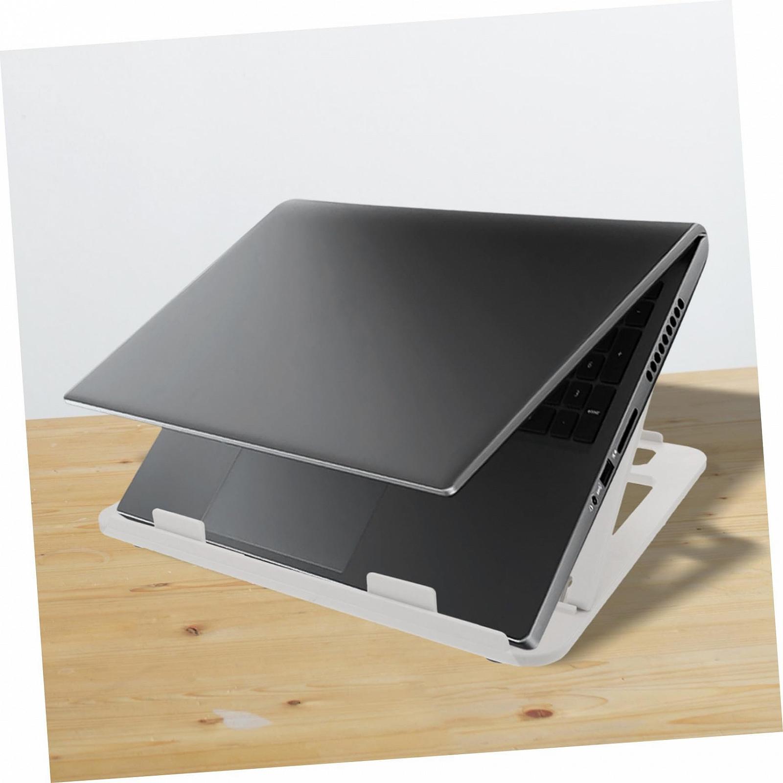 Підставка для ноутбука складана Регульована пластикова підставка з тепловідведенням Стабільна основа Ергономічна підтримка для ноутбука, фото №9 Підставка для ноутбука складана Регульована пластикова підставка з тепловідведенням Стабільна основа Ергономічна підтримка для ноутбука, фото №9
