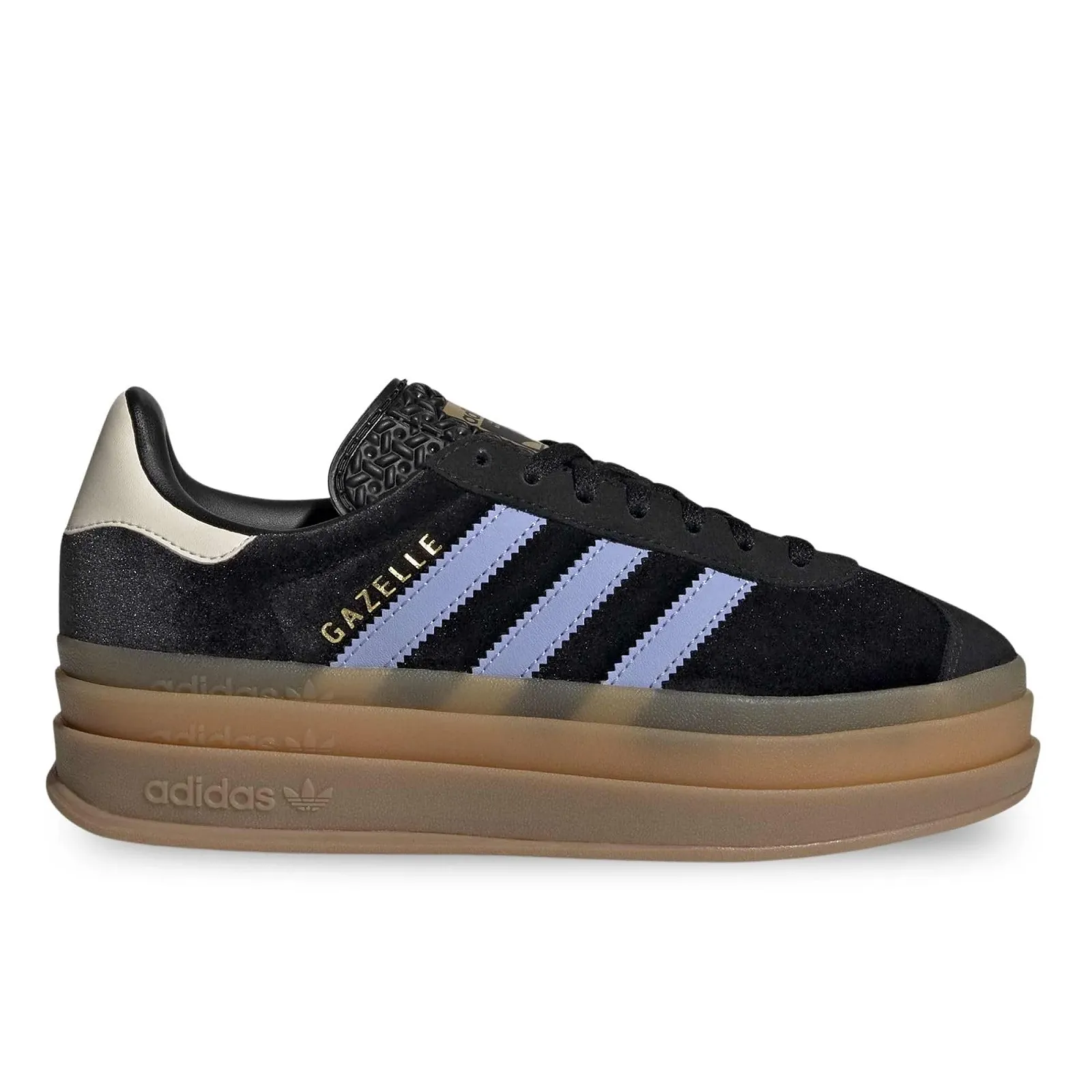 Кроссовки adidas Gazelle Bold J Черный для девочек, фото №3