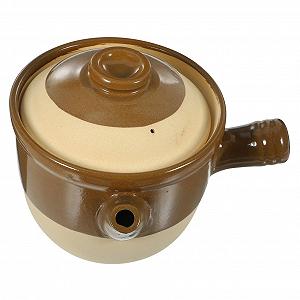 Горщик для запікання керамічний термостійкий з антиковзкою ручкою для відкритого вогню - Фото 1