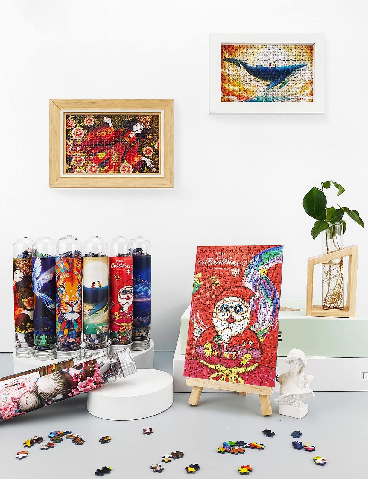 Набір міні-пазлів LinPuzzle 234 елементи двосторонні 8 шт., фото №6