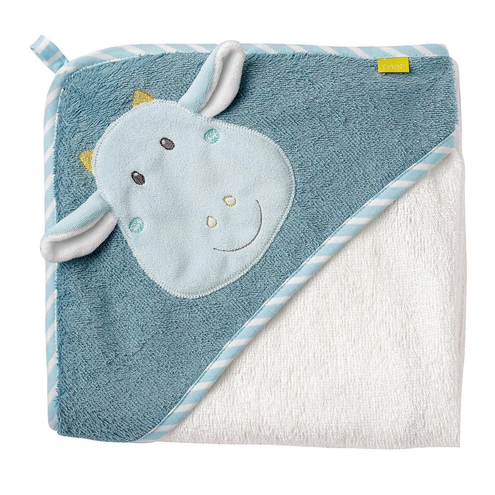 Полотенце с капюшоном Fehn BabyLove Дракон, 80 x 80 см, фото №1