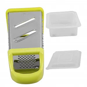 Терка из 4 сторон с контейнером для хранения, для овощей и картофеля, многофункциональная, нержавеющая сталь. - Фото 1