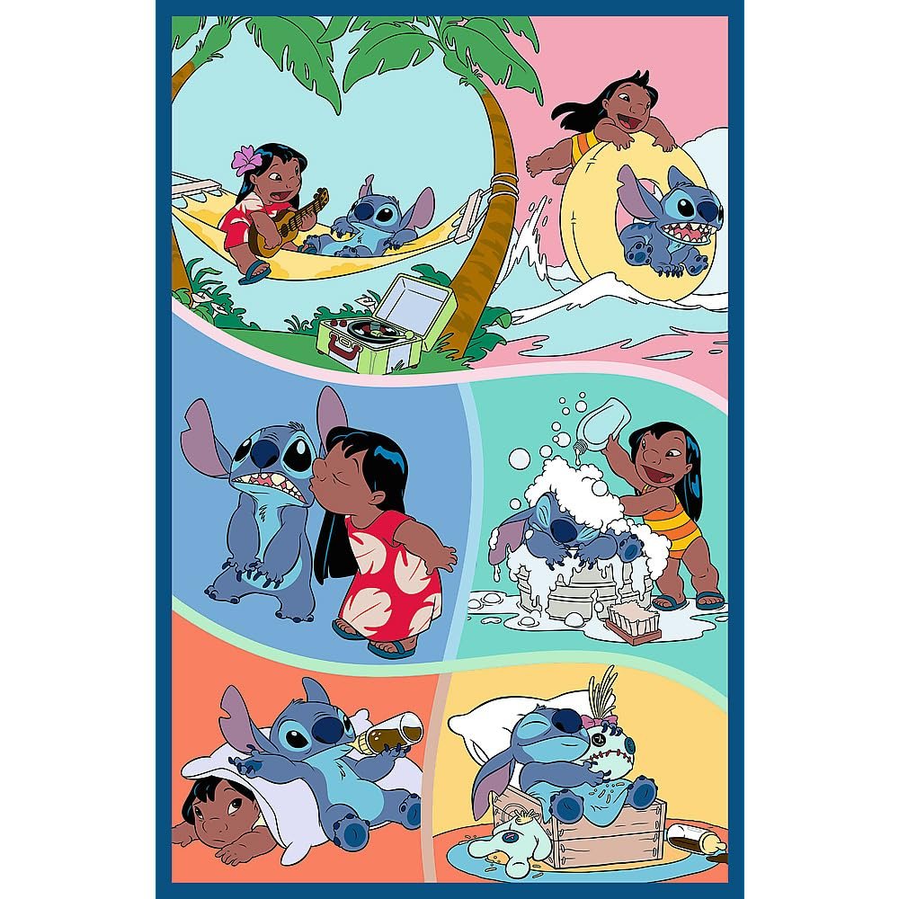 Пазли Trefl 3-в-1 Lilo & Stitch Світ Стіча 3 x 80 елементів для дітей від 5 років, фото №6