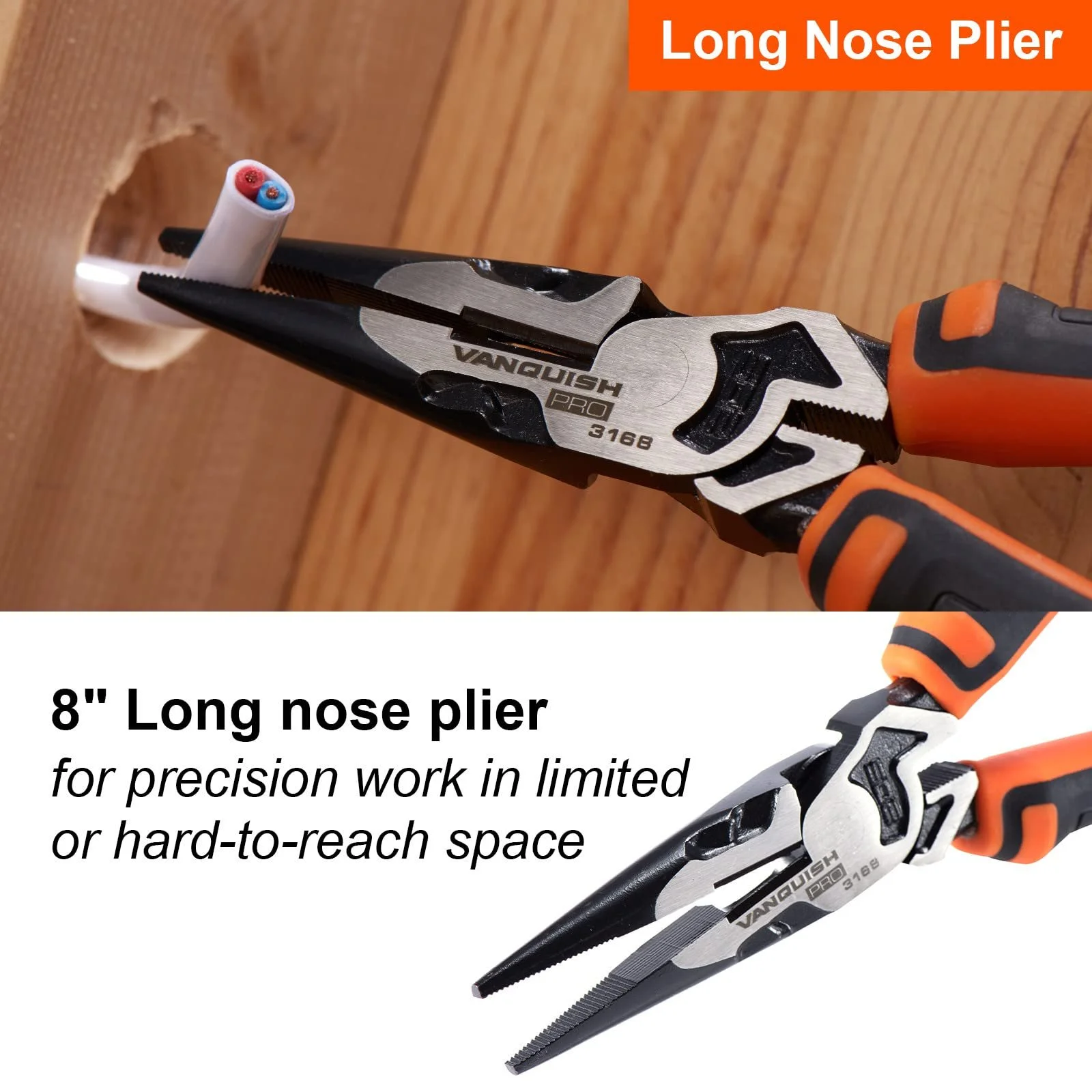 Набір плоскогубців Professional VANQUISH 3192, 3 шт., фото №6